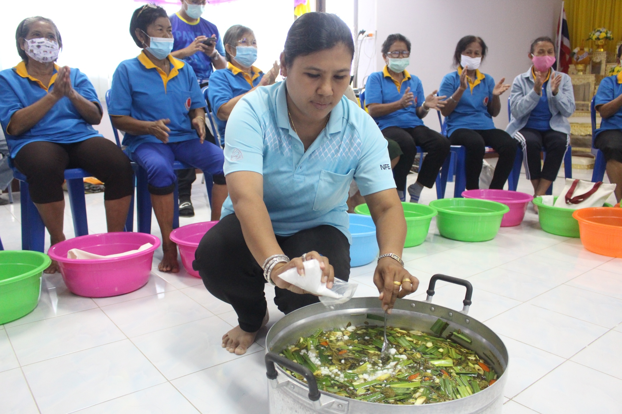  โรงเรียนผู้สูงอายุตำบลสายทองวันที่ 19 สิงหาคม 2563 เวลา09.00 น. 